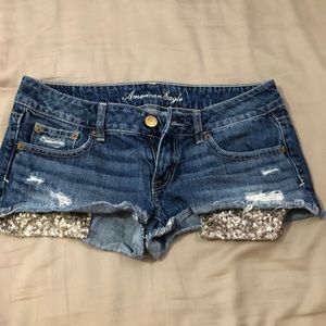 AE Jean shorts